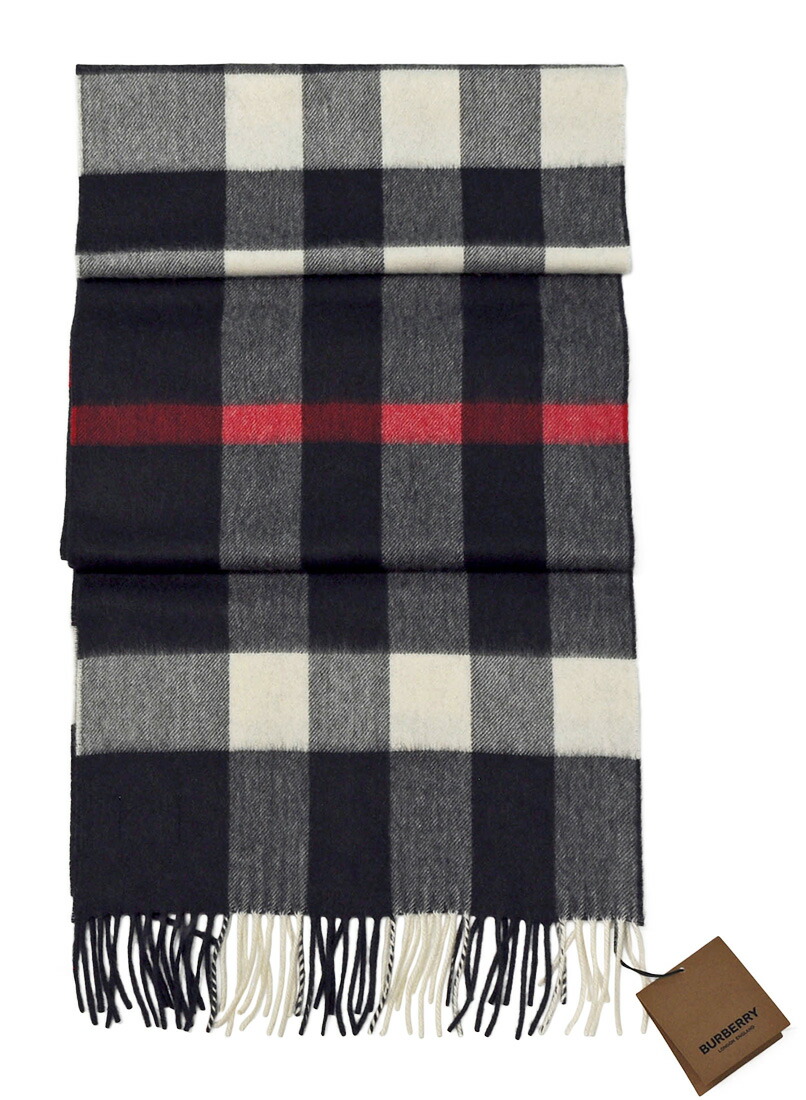 楽天市場】BURBERRYバーバリーマフラーカシミヤ 100% マフラー(ロング