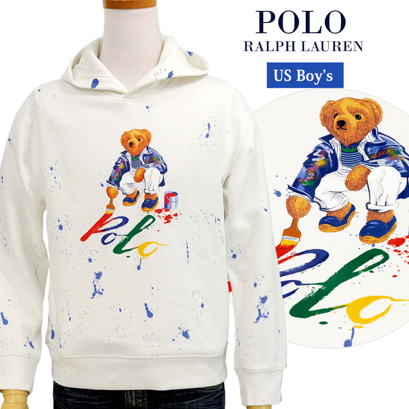 楽天市場】POLO Ralph Lauren Boy'sペイントベアー 裏起毛パーカー2024