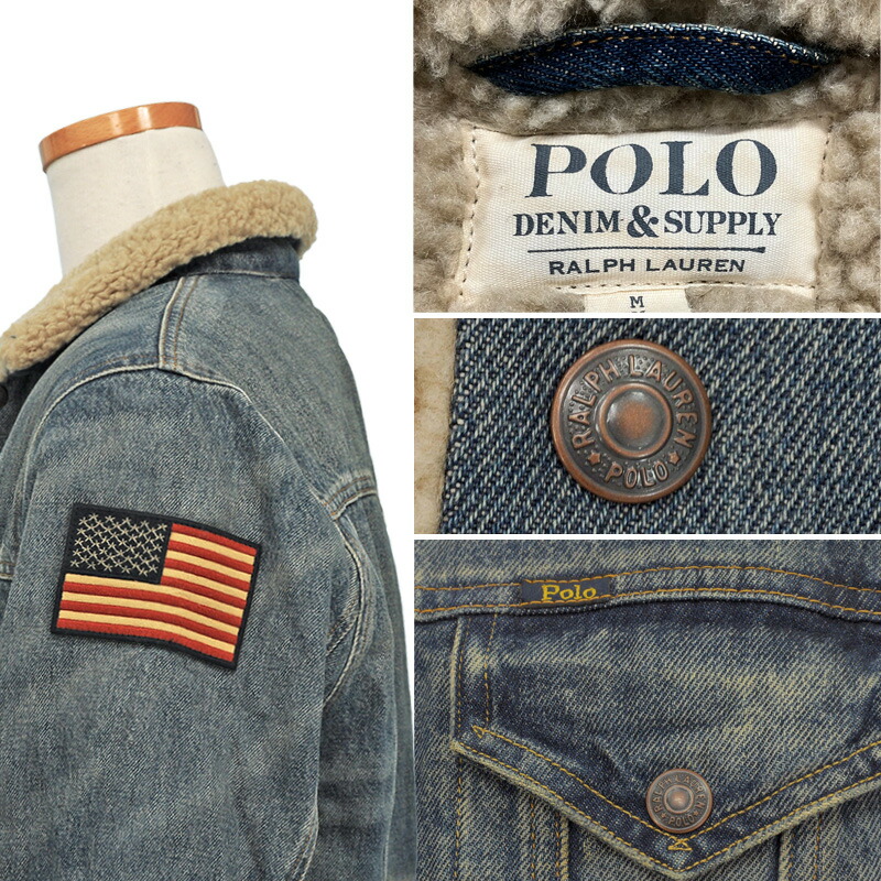 楽天市場】DENIM & SUPPLY POLO by Ralph Lauren Men'sボア付き デニム