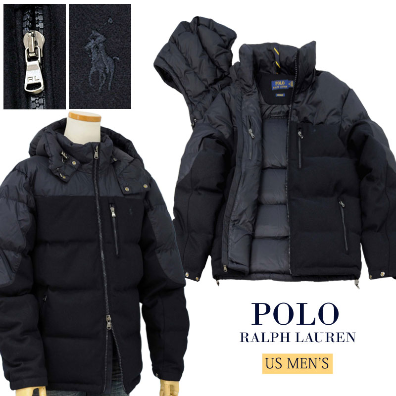 楽天市場】POLO by Ralph Lauren Men'sハイブリッド ダウンジャケット