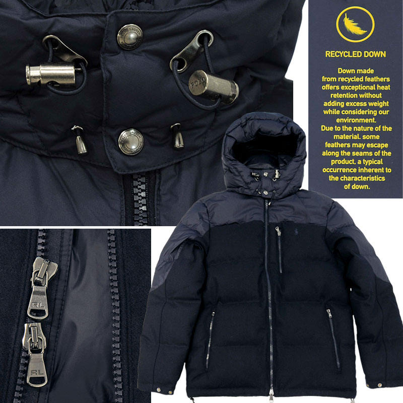 楽天市場】POLO by Ralph Lauren Men'sハイブリッド ダウンジャケット