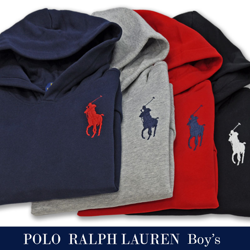 楽天市場】POLO Ralph Lauren Boy'sビッグポニー刺繍 裏起毛パーカー