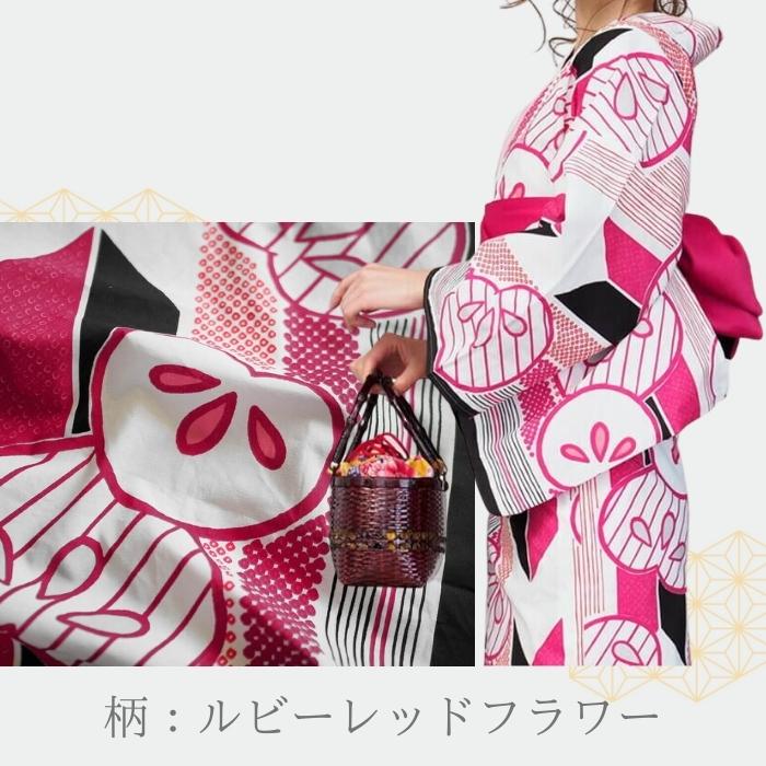 楽天市場】黒（カラーピンク）（浴衣｜和服）：レディースファッション