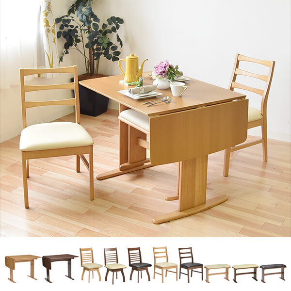 楽天市場】ダイニングテーブルセット 4人掛け 4点 幅90cm 120cm