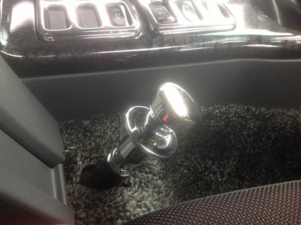 楽天市場】FUSO スーパーグレート サイドブレーキレバー☆高級クローム