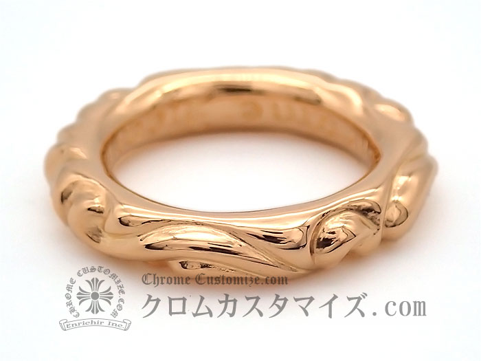 楽天市場】クロムハーツ/CHROME HEARTS スクロールバンドリング 22K