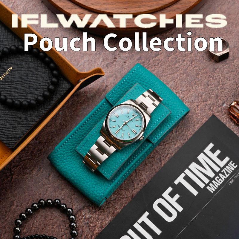 楽天市場】IFLW ウォッチポーチ 1本用 TEAL LEATHER WATCH POUCH