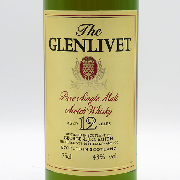 楽天市場】【レトロ】グレンリベット12年 ピュア・シングルモルト 43度