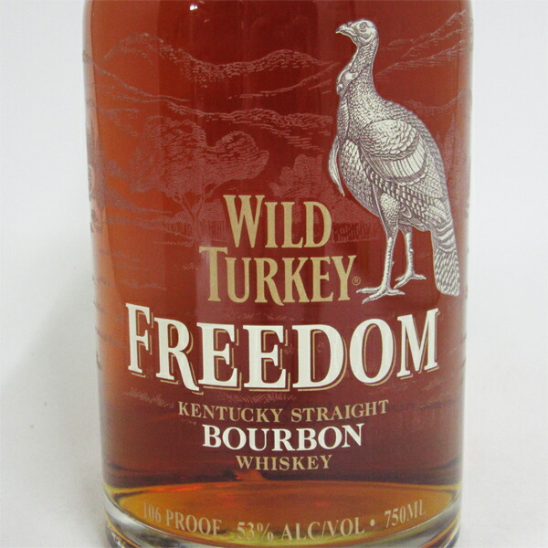 楽天市場】【レトロ】ワイルドターキー フリーダム 53度 750ml 並行品