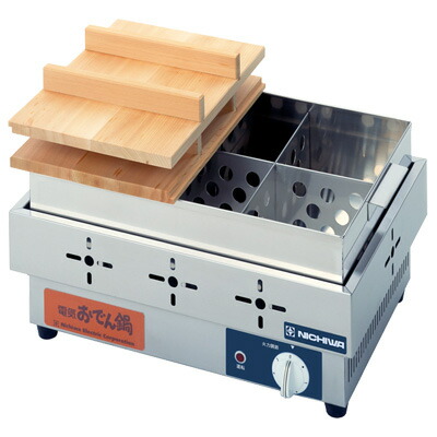 楽天市場】EOK-6 ニチワ電機 電気おでん鍋 6ツ切 : 厨房センター