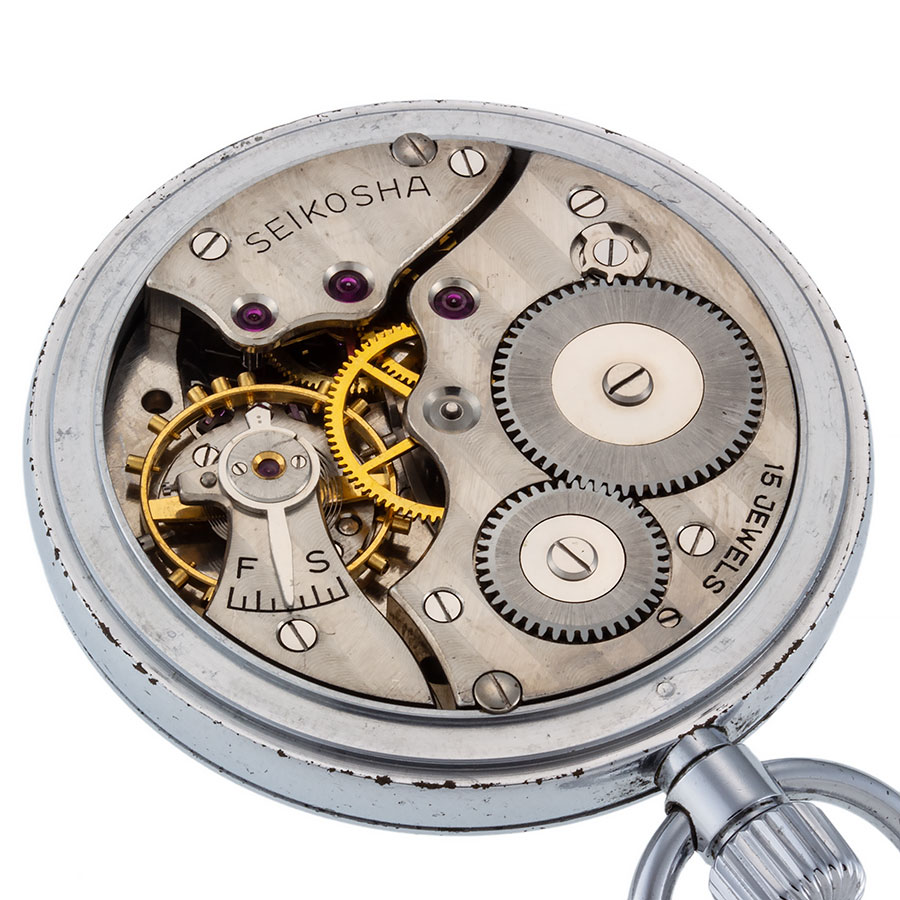 楽天市場】セイコー 懐中時計 Ref.9119-0020 メッキ(Br/ACRP) 秋鉄 261