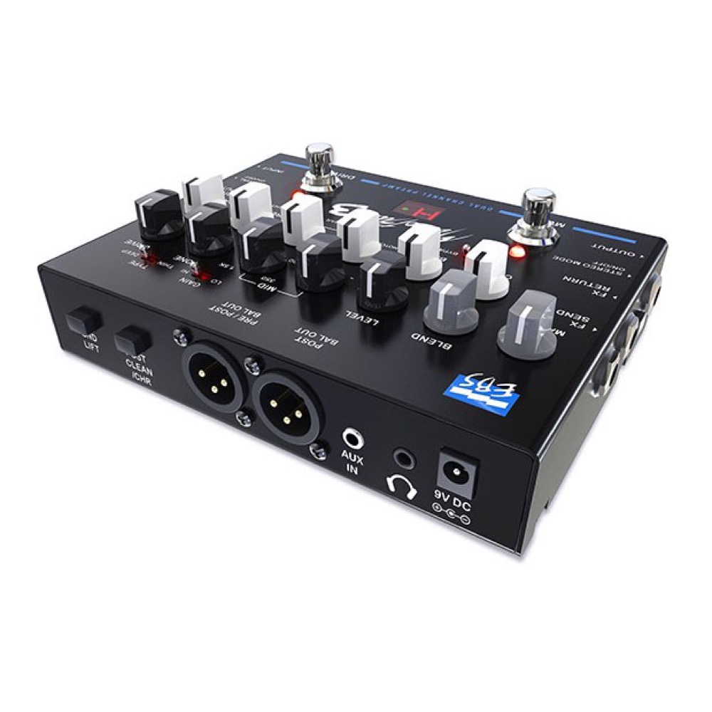 楽天市場】EBS MICRO BASS 3 2チャンネルプリアンプ ベース用