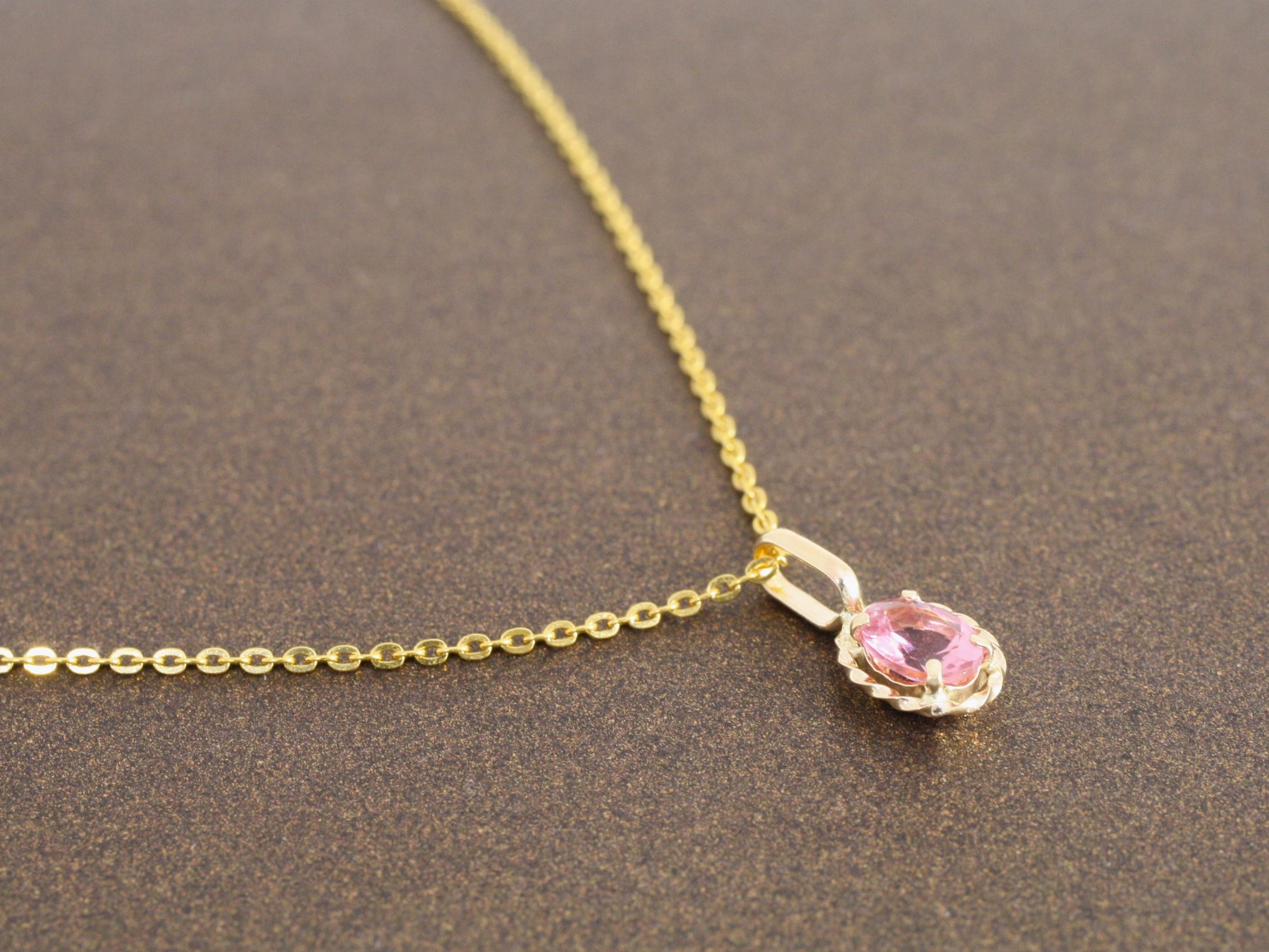 楽天市場】ピンクトルマリン ネックレス レディース K10イエロー