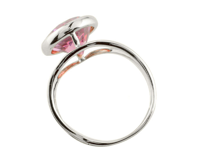 楽天市場】k10 リング ピンクキュービックジルコニア 人工石 ピンク色