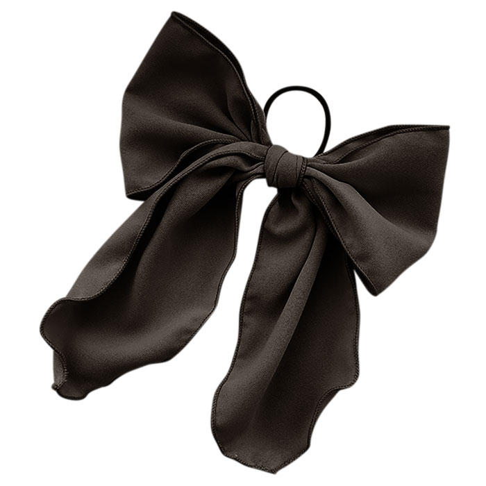 楽天市場】ヘアアクセサリー ヘアゴム BIGリボン リボン とろみ素材