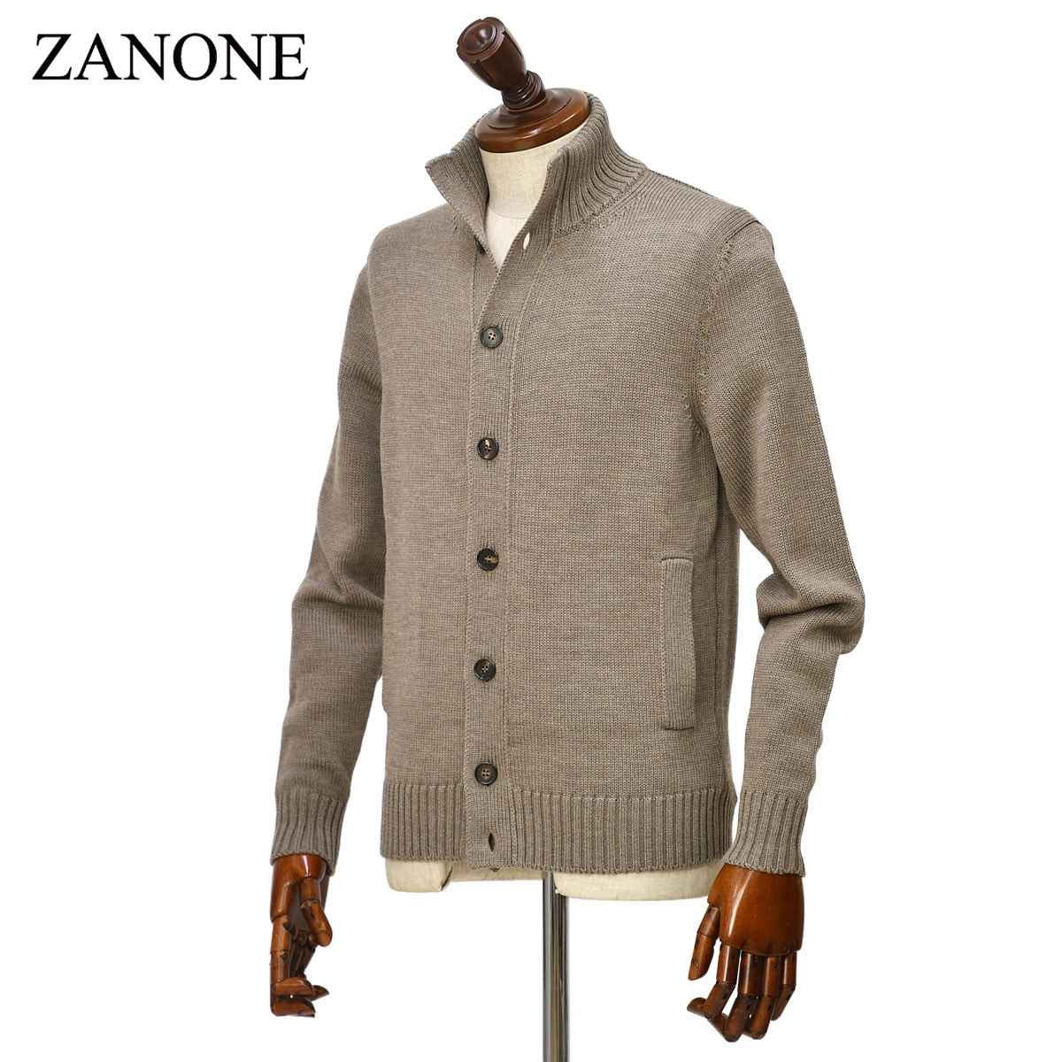 楽天市場】ZANONE【ザノーネ】スタンドカラーニット CHIOTO / KYOTO