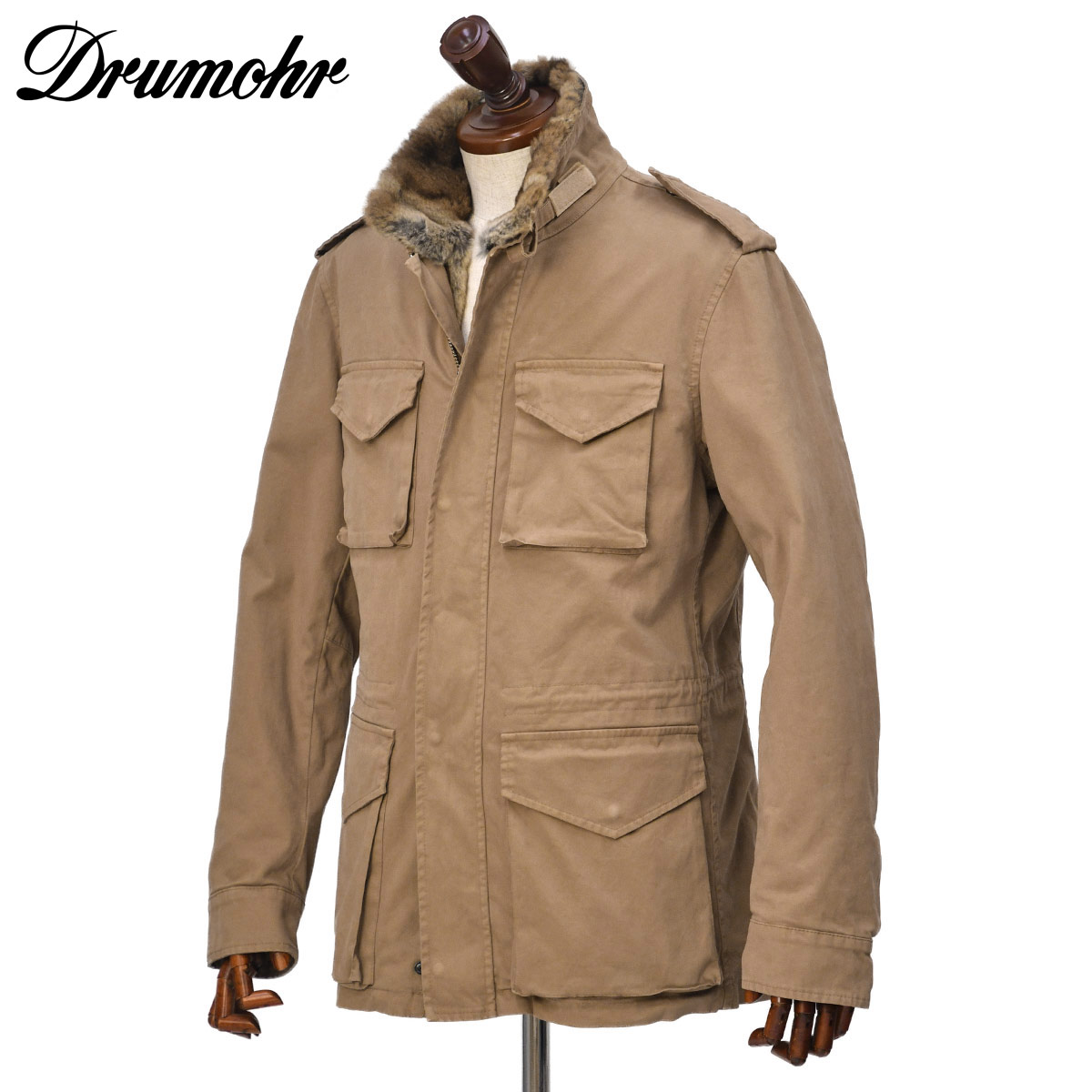 楽天市場】Drumohr【ドルモア】M-65ブルゾン DJ100FJZ BEI コットン