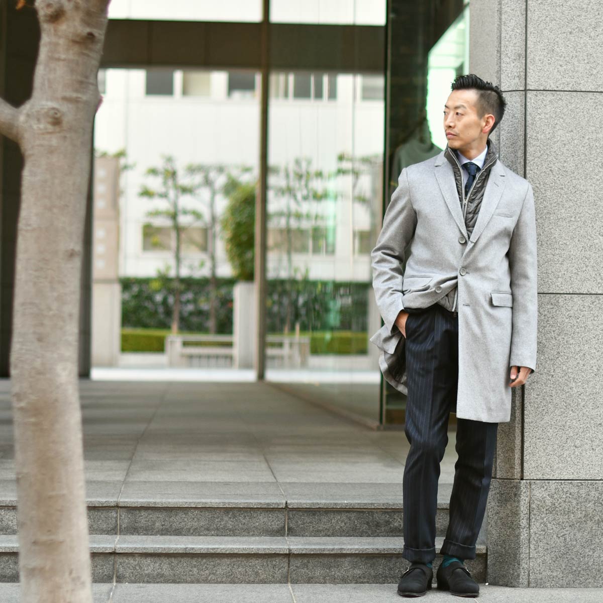 楽天市場】【size46,48】HERNO【ヘルノ】チェスターコート CA0091U