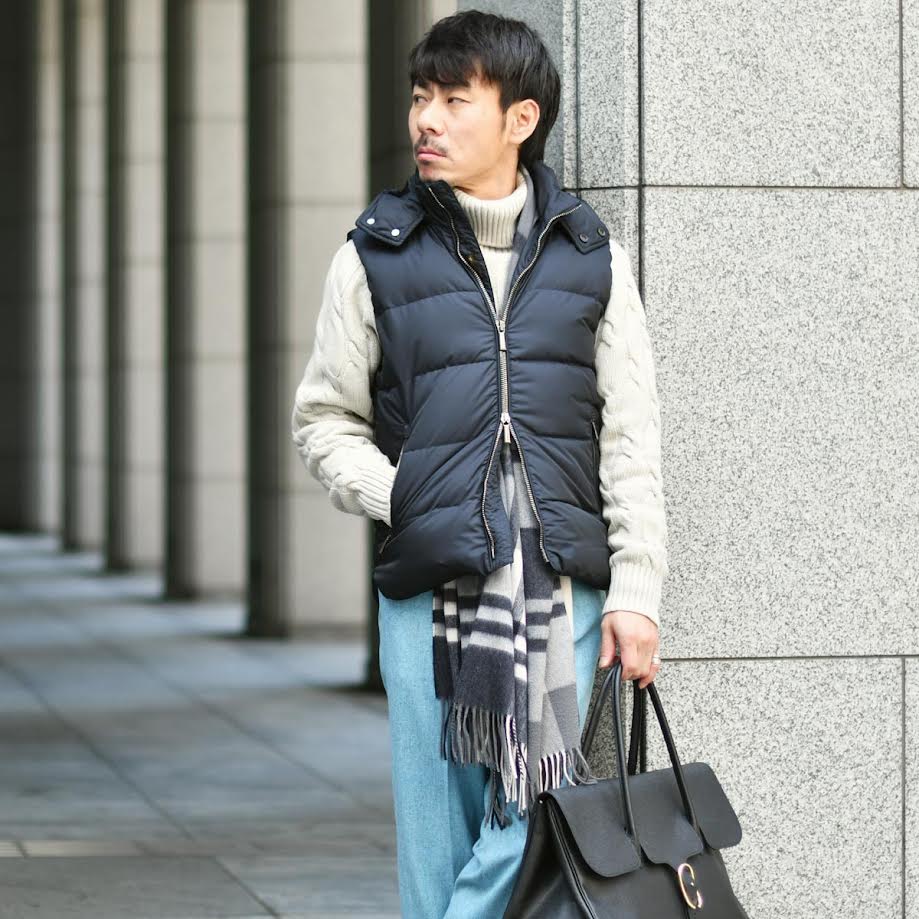 楽天市場】【size44,48】MOORER【ムーレー】フード付ダウンベスト FIRE