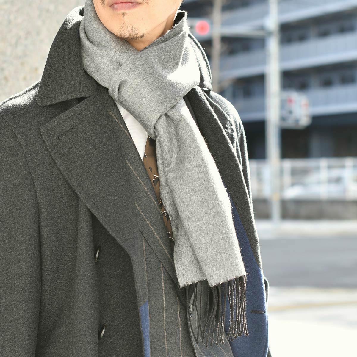 楽天市場】PIACENZA【ピアチェンツァ】リバーシブルマフラー MIRROR