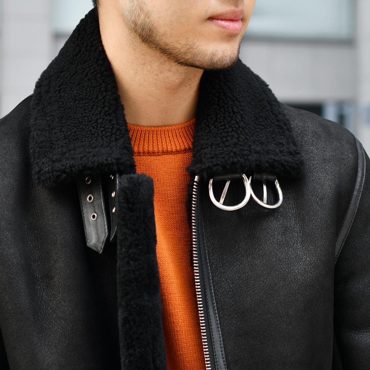 楽天市場】CINQUANTA【チンクアンタ】B-3 ブルゾン H904/1 999 NERO