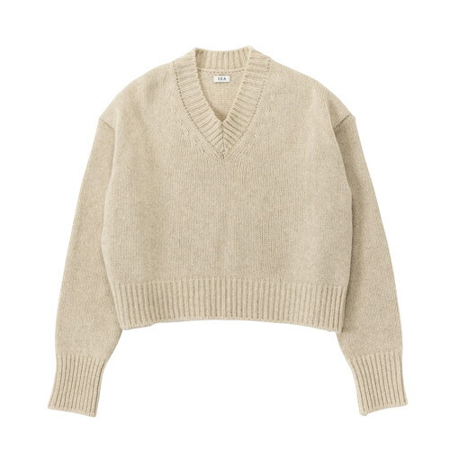 楽天市場】SEA(シー) WOOL CASHMERE V-NECK KNIT WEAR ウール カシミヤ