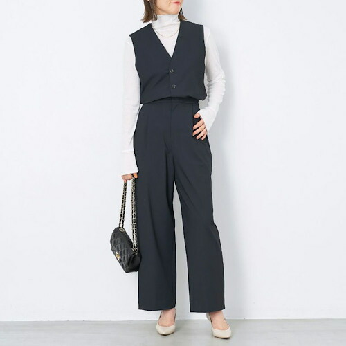 楽天市場】MICA&DEAL (マイカアンドディール) Vネックオールインワン