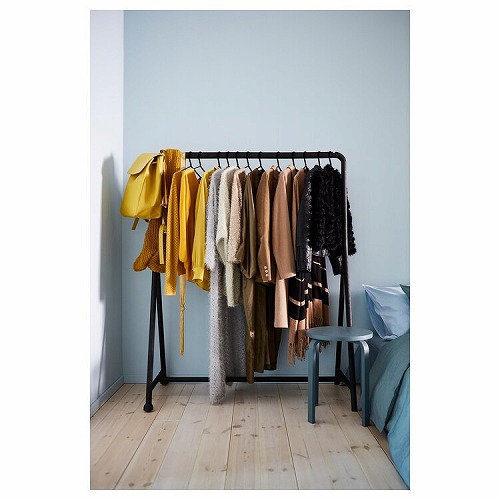 楽天市場】IKEA イケア 洋服ラック ブラック 室内 屋外用 ブラック