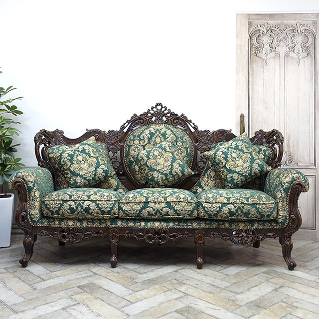 楽天市場】輸入家具 イタリア ソファ 3人掛け ソファー 三人用