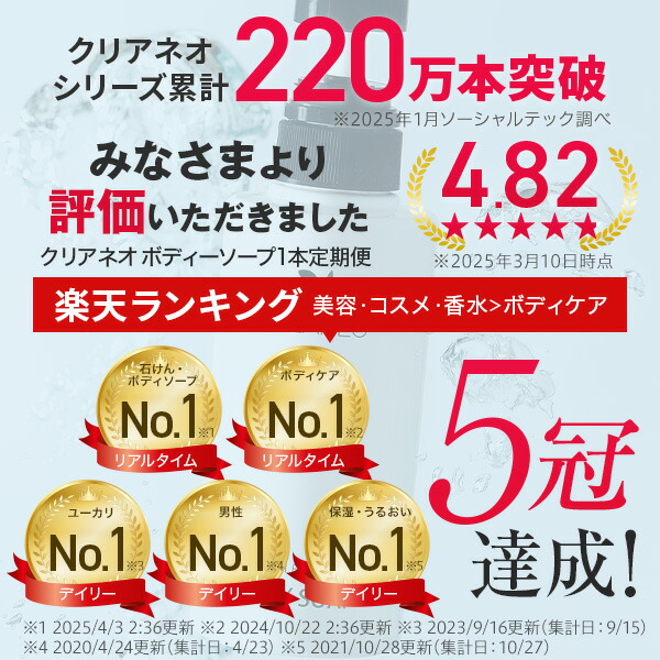楽天市場】公式 クリアネオ ボディソープ CLEANEO 【全額返金保証