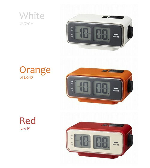 楽天市場】電波時計 LCDレトロアラームクロック S BCR003 イデア[IDEA