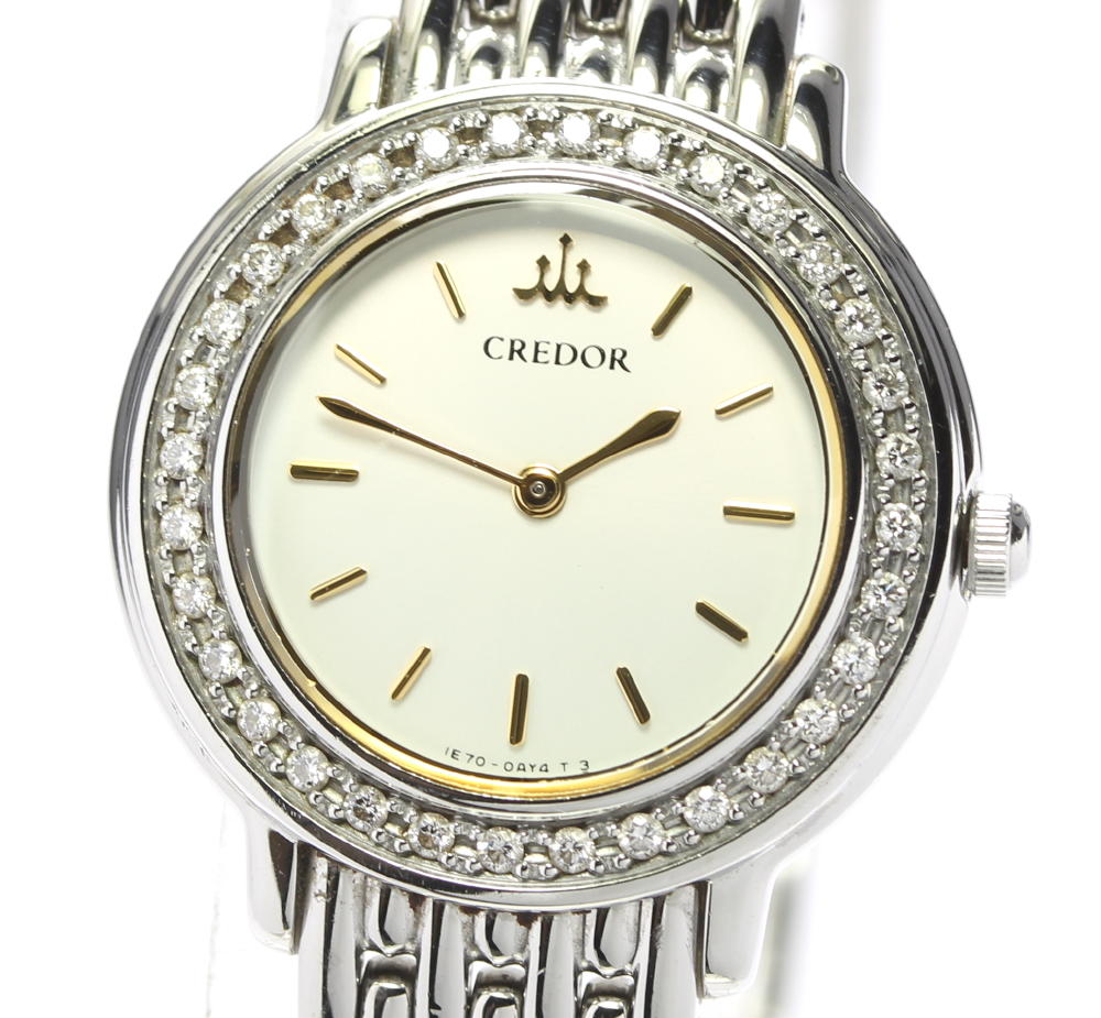 楽天市場】【SEIKO】セイコー クレドール ダイヤベゼル 1E70-0AW0