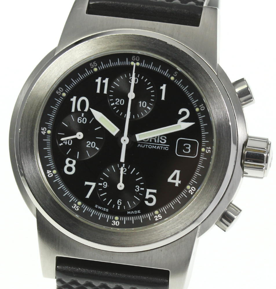 楽天市場】※ベルト訳あり【ORIS】オリス ビッグクラウン クロノグラフ