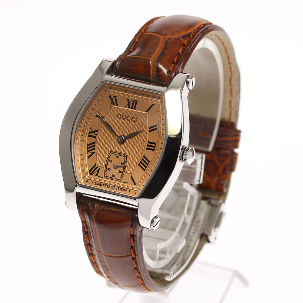 楽天市場】【GUCCI】グッチ 7600M 2000本限定 手巻き メンズ【中古
