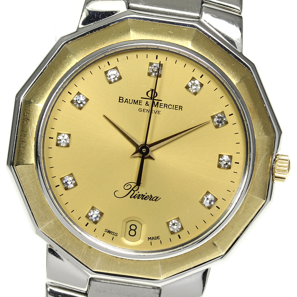 楽天市場】【Baume & Mercier】ボーム＆メルシェ リビエラ 11Pダイヤ