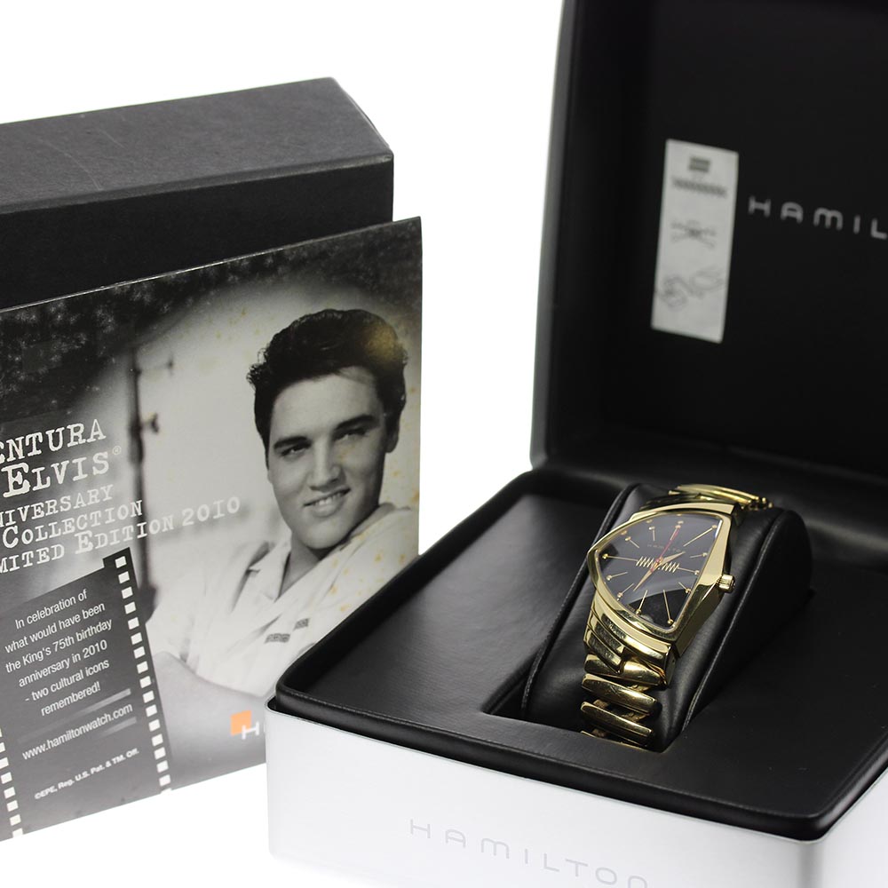楽天市場】☆箱・保証書付き【HAMILTON】ハミルトン ベンチュラ 75周年
