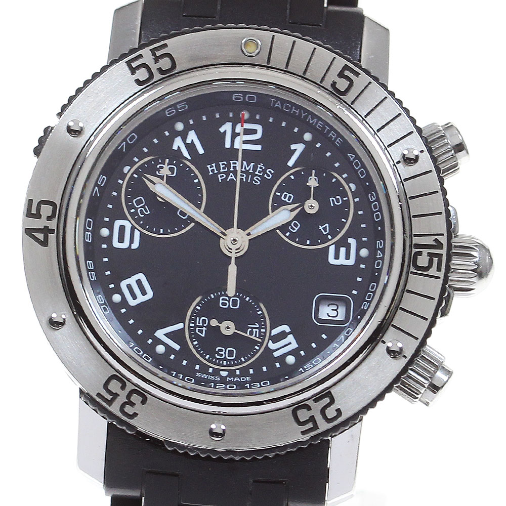 楽天市場】訳あり エルメス HERMES CL2.315 クリッパーダイバー クロノ