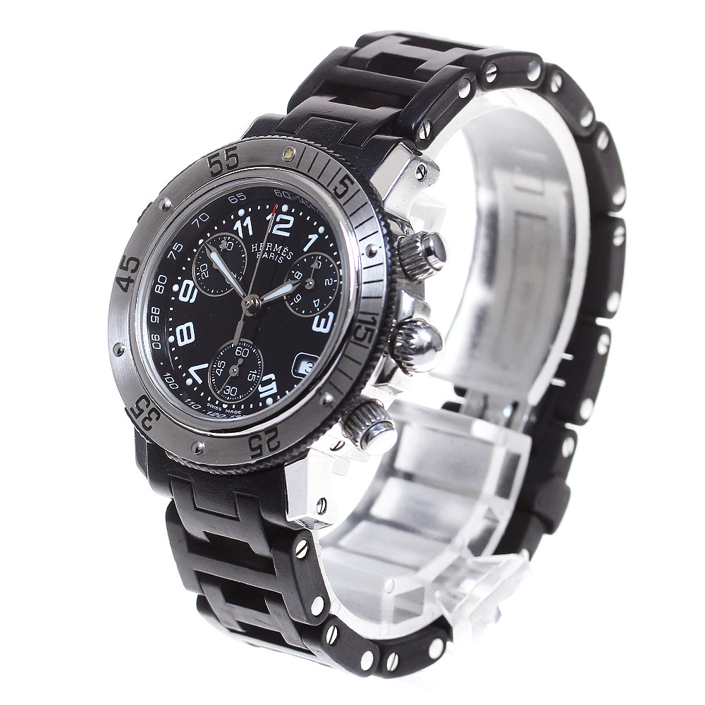 楽天市場】訳あり エルメス HERMES CL2.315 クリッパーダイバー クロノ