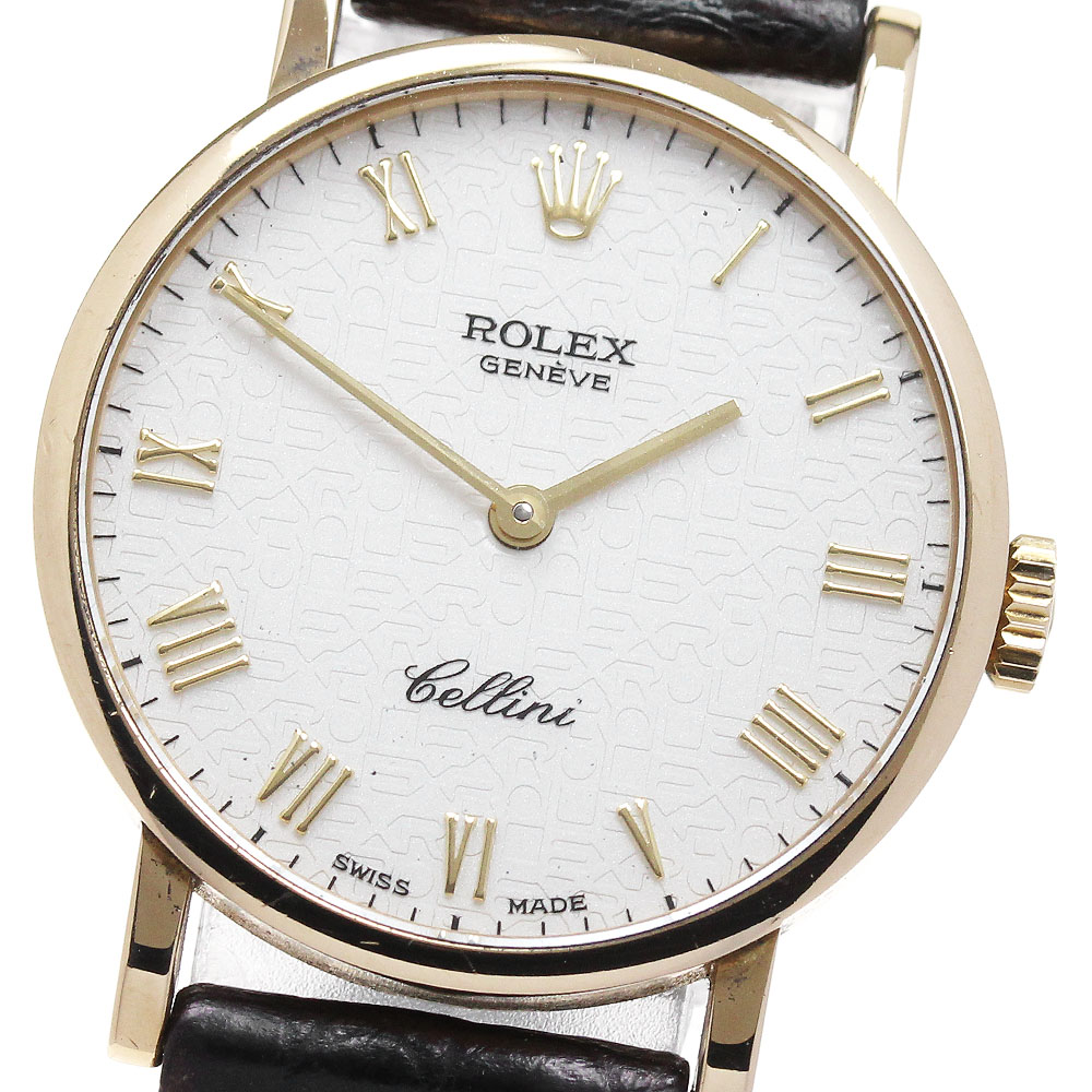 楽天市場】ロレックス ROLEX 5109 チェリーニ K18YG 手巻き レディース