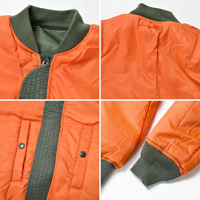 楽天市場】AVIREX アヴィレックス MA-1 コマーシャル (リバーシブル