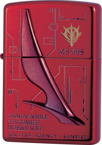 楽天市場】機動戦士ガンダムジッポーライター 赤い彗星Ver