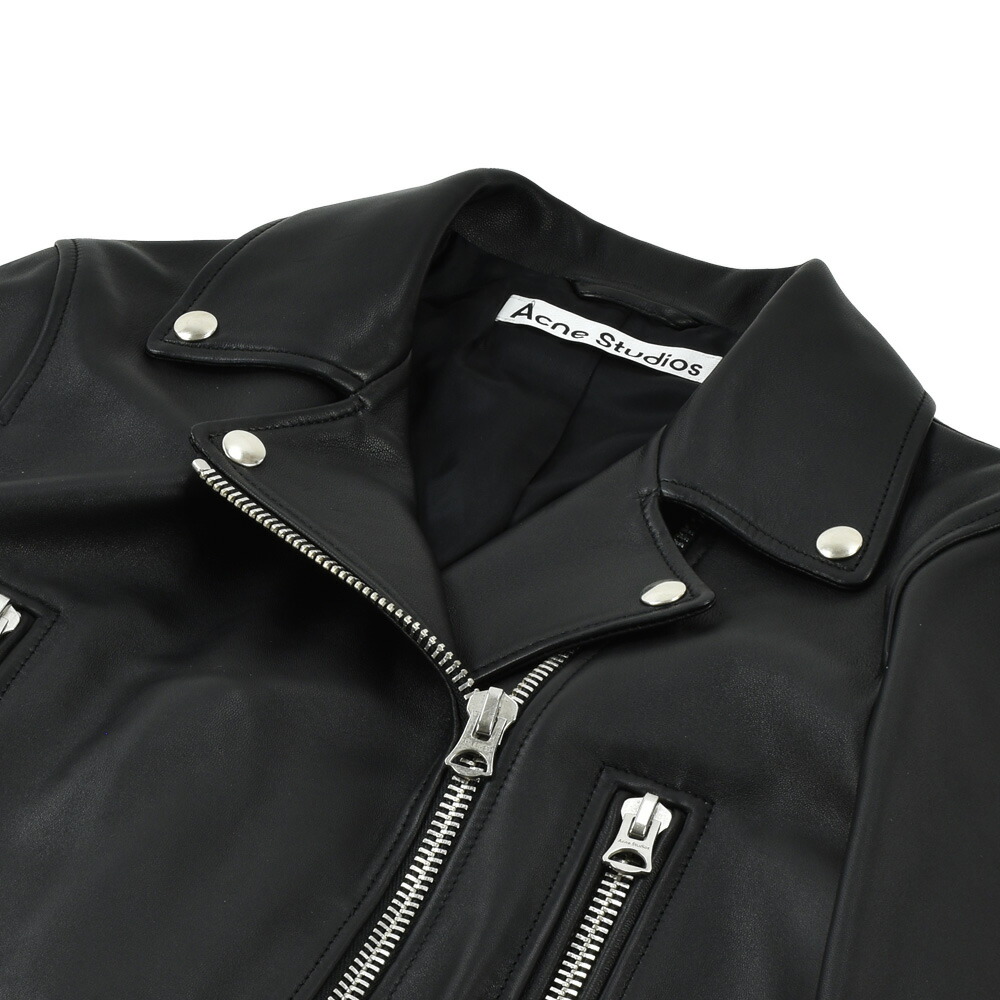 楽天市場】アクネストゥディオズ ライダース レディース クロップド