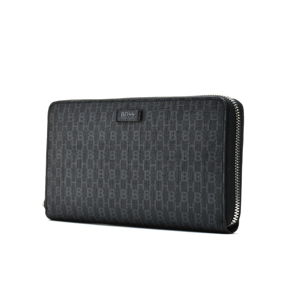 楽天市場】ヒューゴボス HUGOBOSS 50402696 001 Wallet BLACK ラウンド
