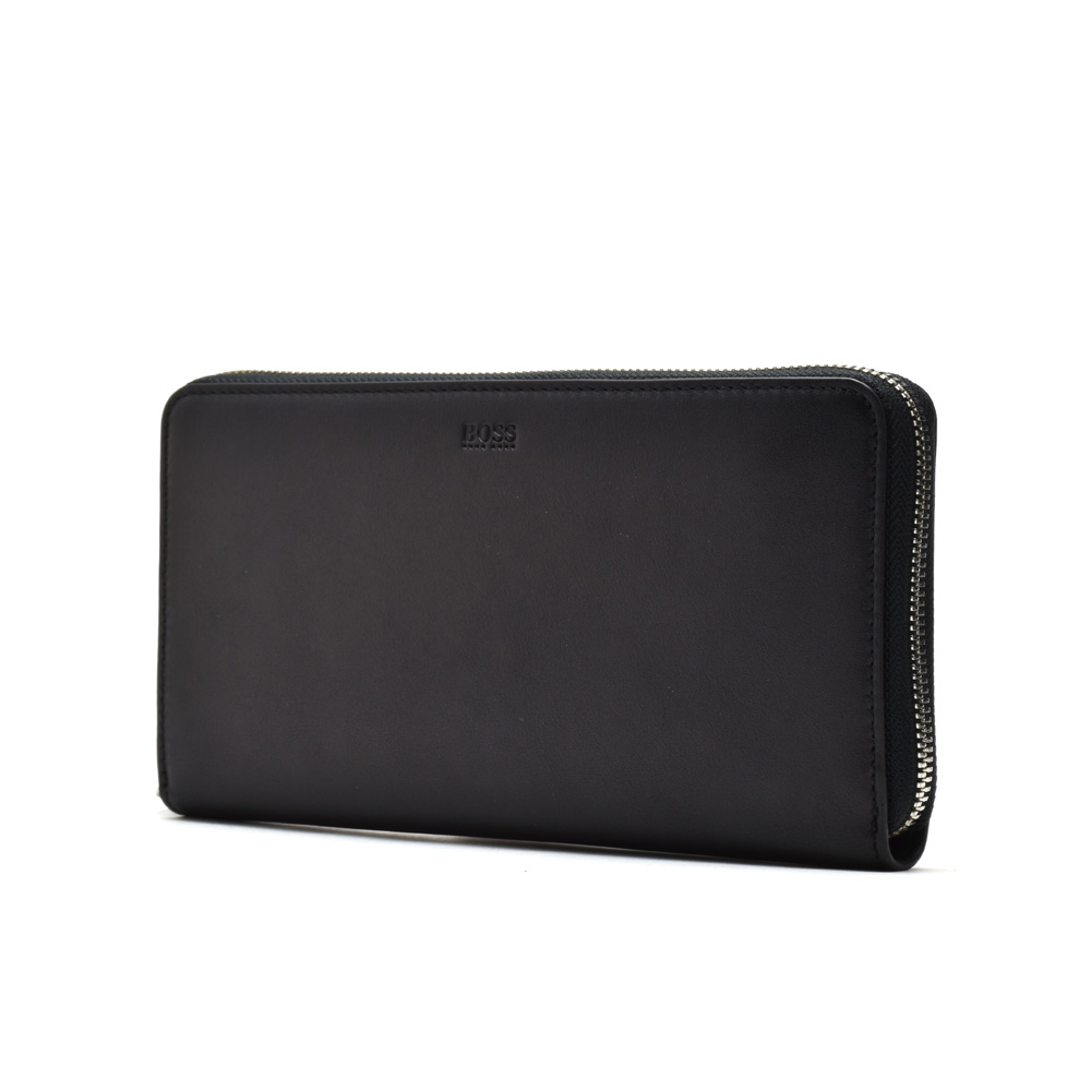 楽天市場】ヒューゴボス HUGOBOSS 50402703 001 Wallet BLACK ラウンド