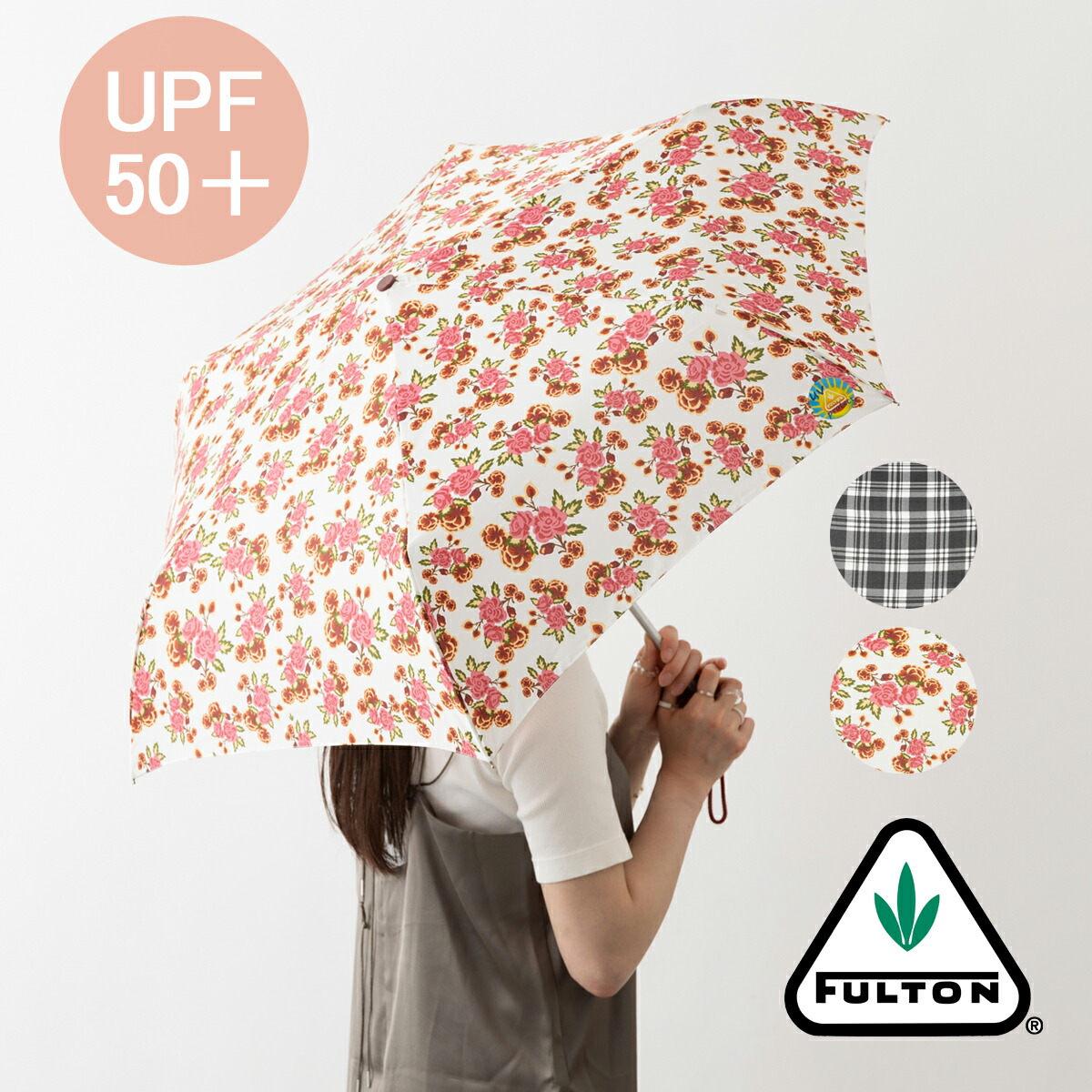 楽天市場】晴れ雨兼用 フルトン FULTON 傘 日傘 レディース 折りたたみ