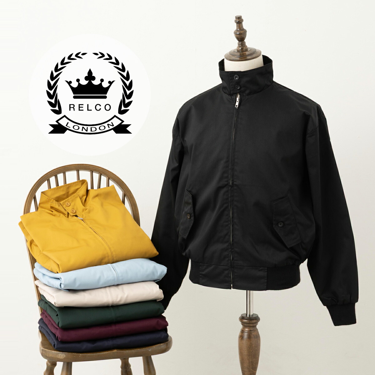 楽天市場】RELCO スイングトップ ハリントンジャケット ブルゾン