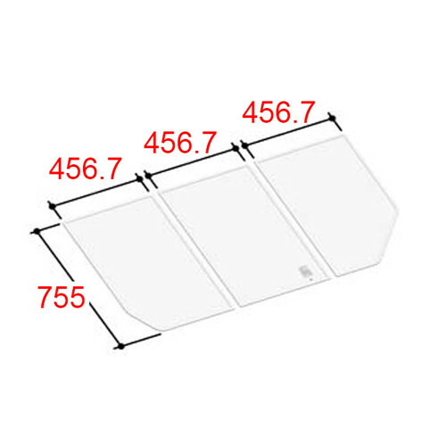楽天市場】リクシル 純正品 風呂ふた yfk-1476c-1 組フタ 浴室部品