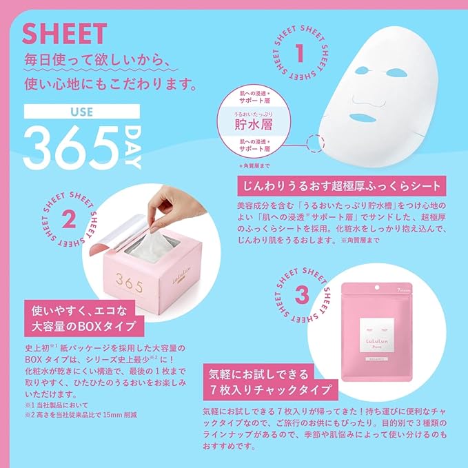 楽天市場】ルルルンピュア ピンク バランスうるおいタイプ 36枚