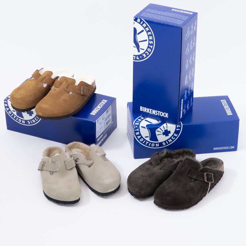 楽天市場】ビルケンシュトック ボストン シアリング スエードレザー