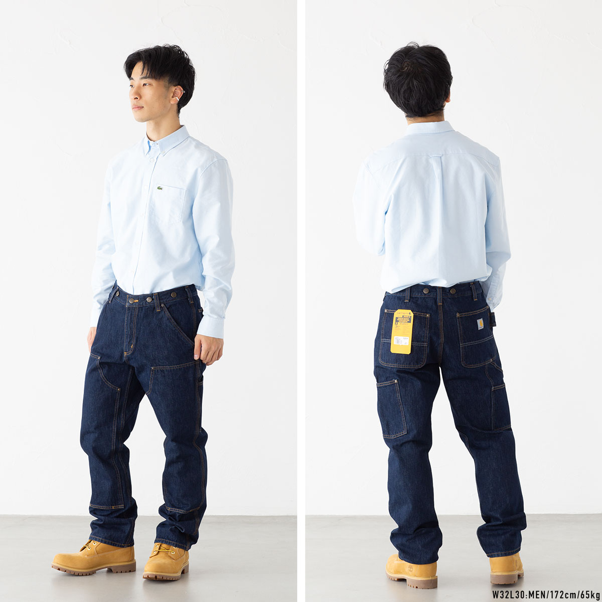 楽天市場】米国企画 カーハート Carhartt デニム ダブルニー ロガー